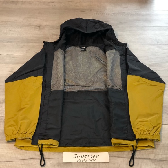 The North Face Men’s Antora Rain Hoodie “TNF Black/Mineral Gold” - Picture 2 of 4